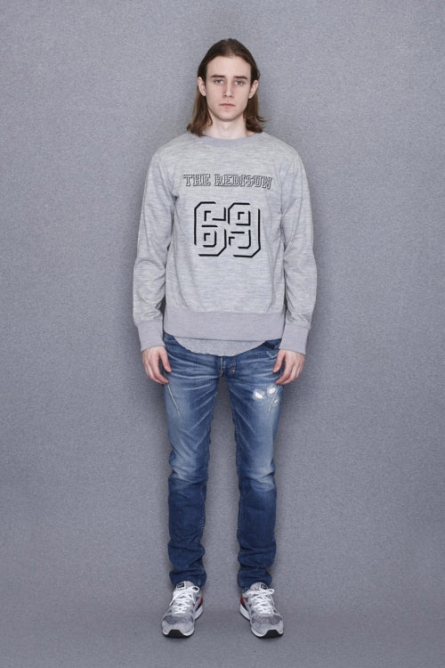 2015 A/W NUMBER (N)INE Crew Neck L/S_Wool(THE REDISUN 69) OATMEAL