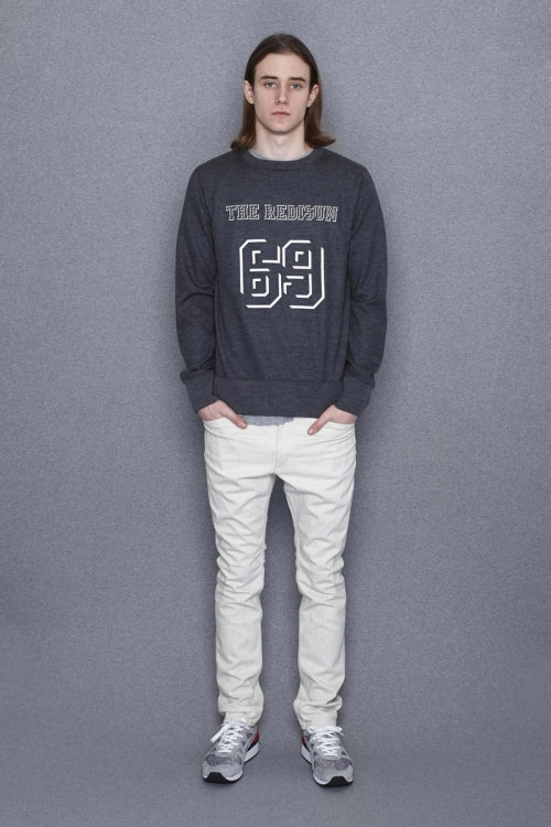 2015 A/W NUMBER (N)INE Crew Neck L/S_Wool(THE REDISUN 69) C-GRAY