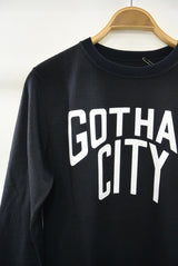 2015 A/W NUMBER (N)INE Crew Neck L/S_Wool(GOTHAM CITY) NAVY