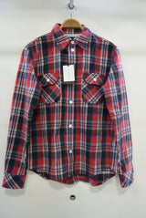 2015 A/W NUMBER (N)INE Work Shirts_Flannel HS Check RED