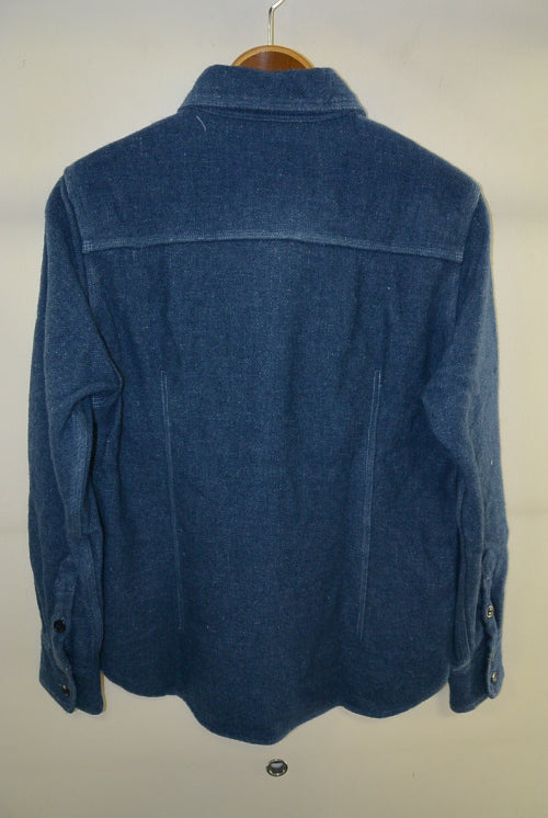 2015 A/W TMT L/SL INDIGO WOOL SHIRT INDIGO LIGHT
