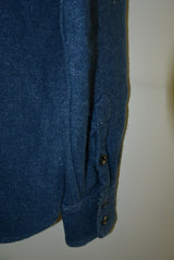 2015 A/W TMT L/SL INDIGO WOOL SHIRT INDIGO LIGHT
