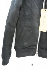 2015 A/W JAMA RICO Shadow Check Pudding Flight Jacket BLACK