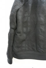 2015 A/W JAMA RICO Shadow Check Pudding Flight Jacket BLACK