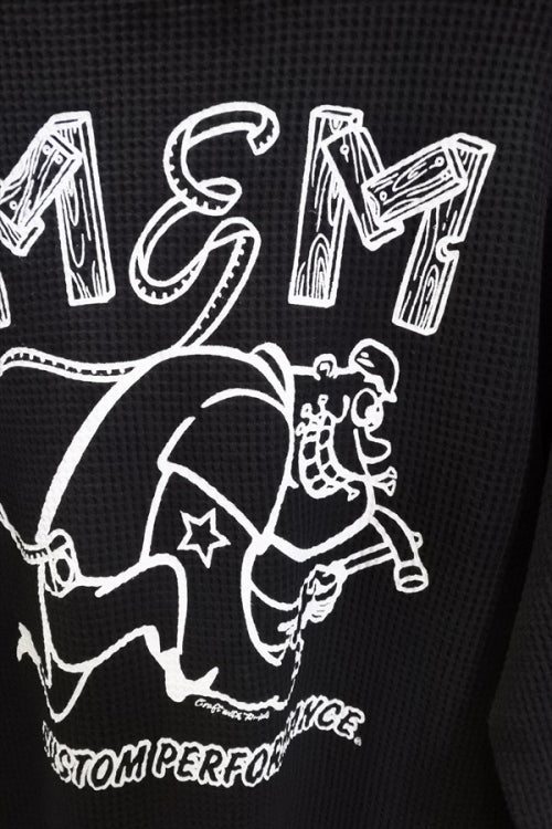 2022 A/W M&M WAFFLE L/S T-SHIRT 021