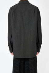 2024 A/W LAD MUSICIAN COTTON LINEN BIG SHIRT