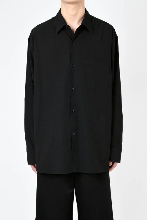 2024 A/W LAD MUSICIAN COTTON LINEN BIG SHIRT