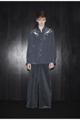 2021 A/W LAD MUSICIAN DECHIN INKJET ANGEL BIG SHIRT