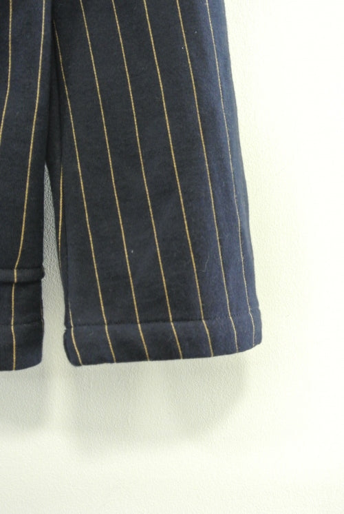 2014 A/W JAMA RICO QUILTING STRIPE KNIT JACKET NAVY