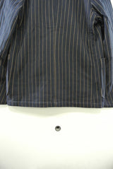 2014 A/W JAMA RICO QUILTING STRIPE KNIT JACKET NAVY