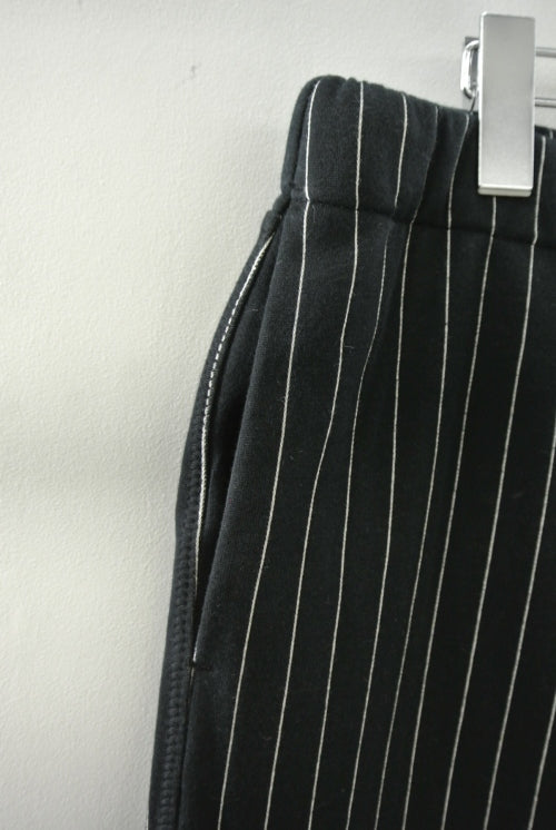 2014 A/W JAMA RICO QUILTING STRIPE KNIT PANTS BLACK