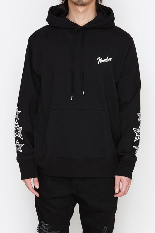 2018 A/W NUMBER (N)INE number9&STAR_LARGE HOODY SWEATSHIRT				