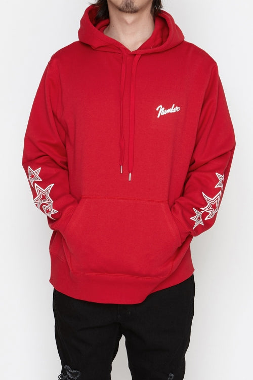 2018 A/W NUMBER (N)INE number9&STAR_LARGE HOODY SWEATSHIRT				