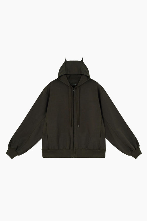 2025 A/W LAD MUSICIAN LOOP BACK CLOTH DEVIL PARKA