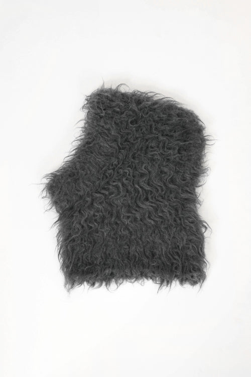 2024 A/W LAD MUSICIAN LOOP YARN SHAGGY KNIT BALACLAVA