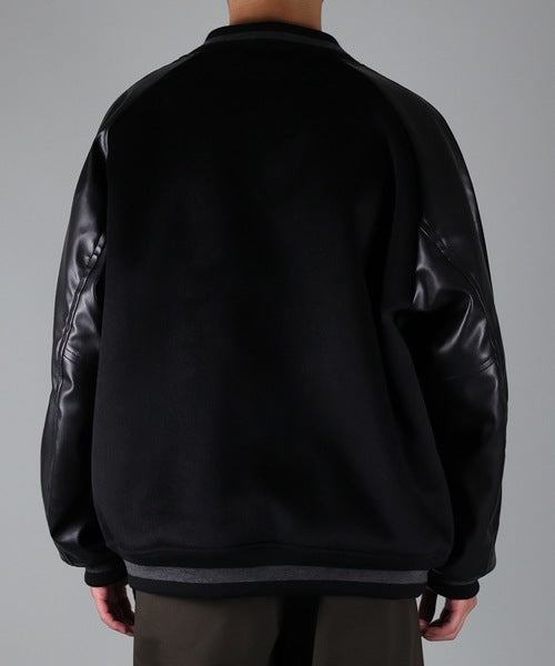 2022 A/W NUMBER (N)INE WOOL RAGLAN STADIUM JACKET