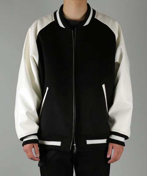 2022 A/W NUMBER (N)INE WOOL RAGLAN STADIUM JACKET