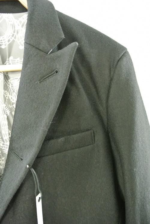 2014 A/W n(n) BY NUMBER (N)INE Peaked Jacket BLACK