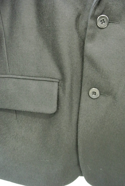 2014 A/W n(n) BY NUMBER (N)INE Peaked Jacket BLACK