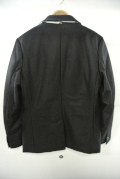 2014 A/W n(n) BY NUMBER (N)INE Peaked Jacket BLACK