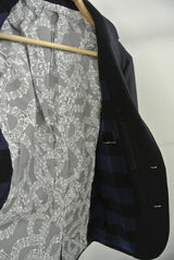 2014 A/W n(n) BY NUMBER (N)INE Peaked Jacket NAVY