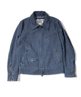 2017 A/W TMT INDIGO×WOOL ARROWHEAD STUDS JACKET