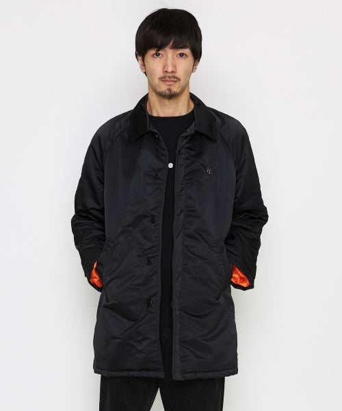 2019 A/W NUMBER (N)INE PRIMALOFT STAND FALL COLLAR COAT