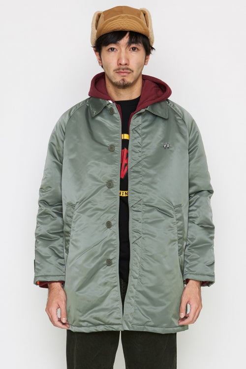 2019 A/W NUMBER (N)INE PRIMALOFT STAND FALL COLLAR COAT