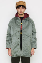 2019 A/W NUMBER (N)INE PRIMALOFT STAND FALL COLLAR COAT