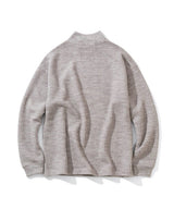 2020 A/W NUMBER (N)INE LOGO EMBROIDERED MOCK NECK WAFFLE SWEATER