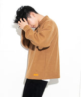 2020 A/W NUMBER (N)INE LOGO EMBROIDERED MOCK NECK WAFFLE SWEATER