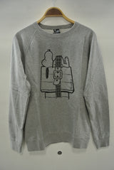 2014 A/W NUMBER (N)INE x PEANUTS Sweat Shirts_STUDS GRAY