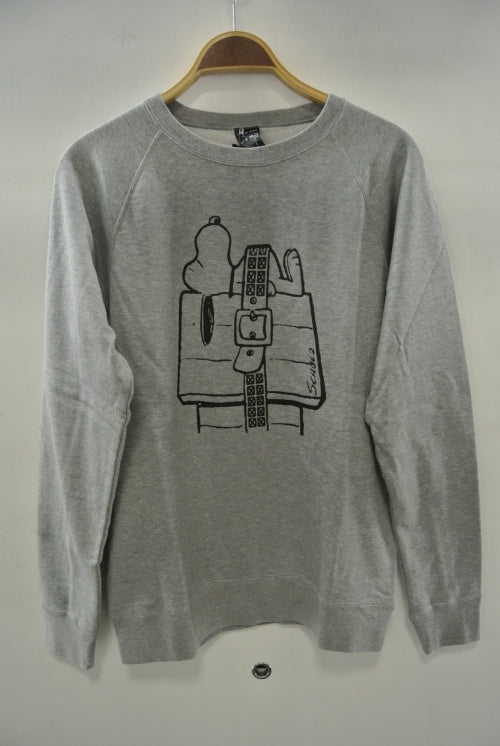 2014 A/W NUMBER (N)INE x PEANUTS Sweat Shirts_STUDS GRAY