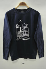 2014 A/W NUMBER (N)INE x PEANUTS Sweat Shirts_NOTE NAVY
