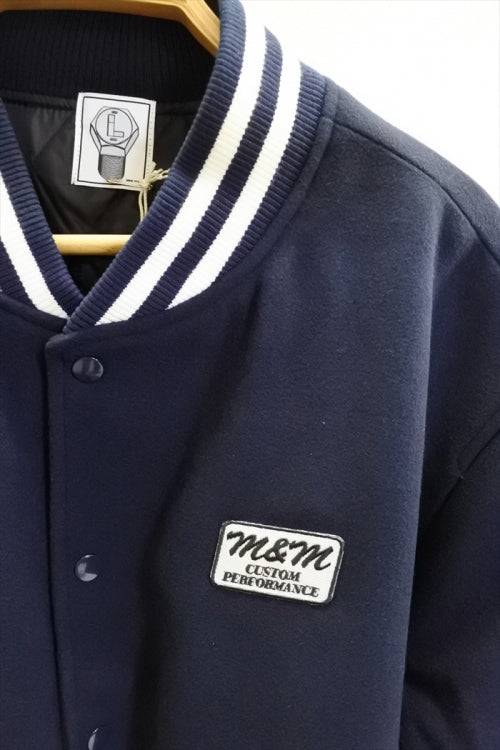 2023 A/W M&M HEAVY MELTON STADIUM JACKET