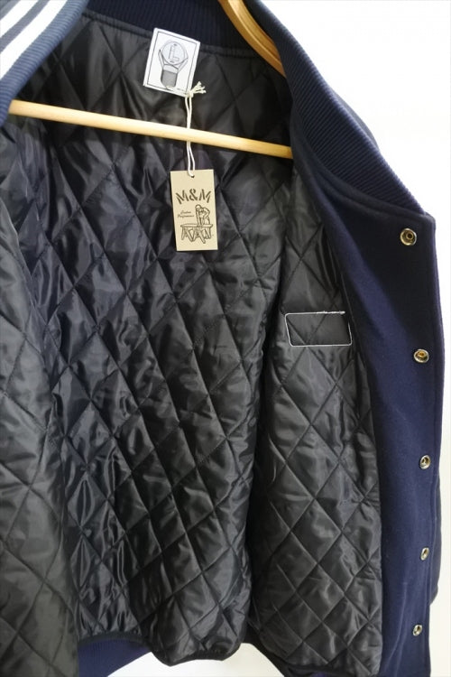 2023 A/W M&M HEAVY MELTON STADIUM JACKET