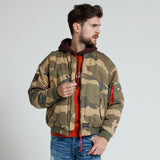 2016 A/W MARBLES WASHED BOMBER WOOD LAND