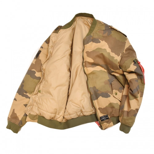 2016 A/W MARBLES WASHED BOMBER WOOD LAND
