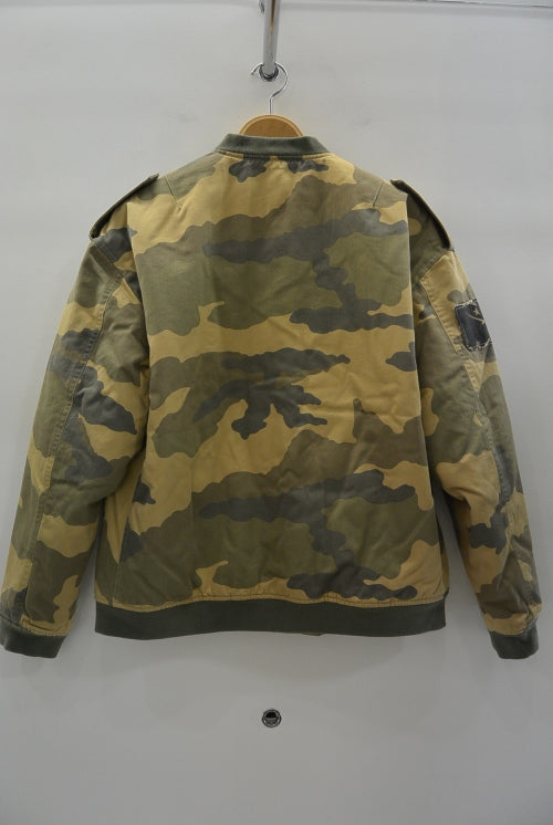 2016 A/W MARBLES WASHED BOMBER WOOD LAND