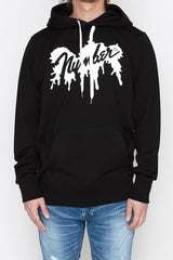 2018 A/W NUMBER (N)INE number9 PAINT_REGULAR HOODY SWEATSHIRT