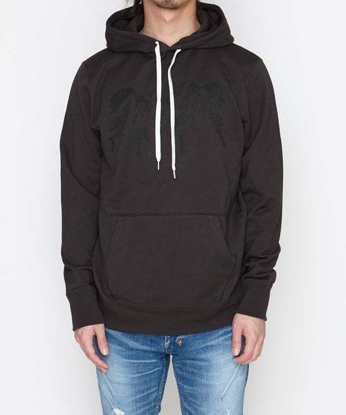 2018 A/W NUMBER (N)INE number9 PAINT_REGULAR HOODY SWEATSHIRT