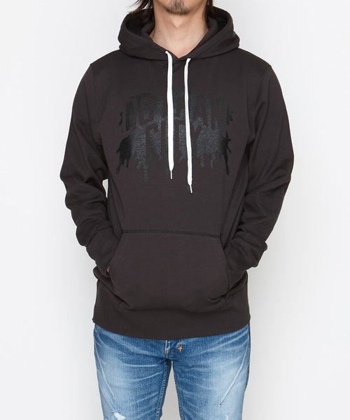 2018 A/W NUMBER (N)INE GOTHAM CITY PAINT__REGULAR HOODY SWEATSHIRT