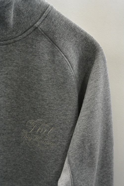 2016 A/W TMT INSIDE BOA ZIP UP PULLOVER TOP GRAY