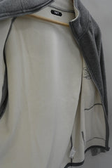 2016 A/W TMT INSIDE BOA ZIP UP PULLOVER TOP GRAY