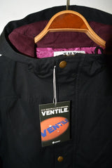 2016 A/W TMT VENTILE WEATHER CLOTH MOUNTAIN PARKA BLACK