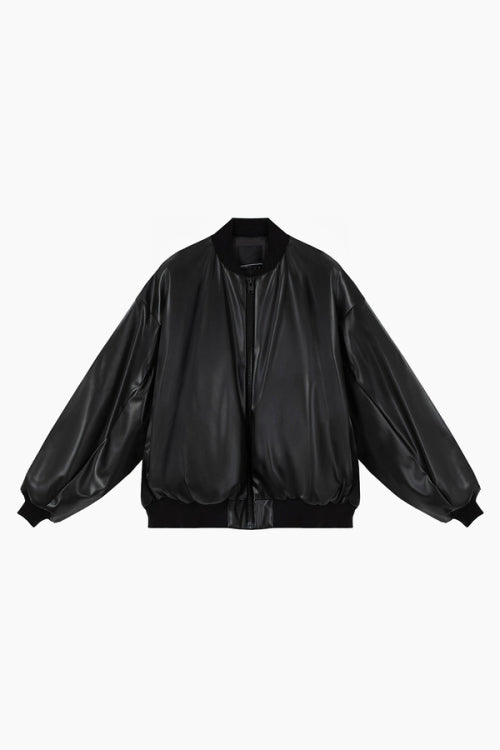 2025 A/W LAD MUSICIAN FAUX LAMBSKIN MA-1 – Lotus