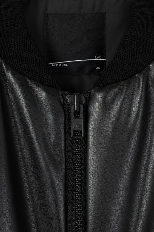 2025 A/W LAD MUSICIAN FAUX LAMBSKIN MA-1