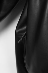 2025 A/W LAD MUSICIAN FAUX LAMBSKIN MA-1