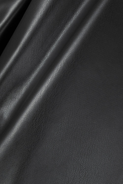 2025 A/W LAD MUSICIAN FAUX LAMBSKIN MA-1