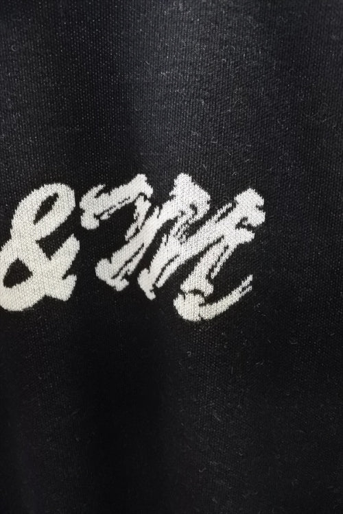 2021 A/W M&M SWEATER M&M MASSES BONE LOGO